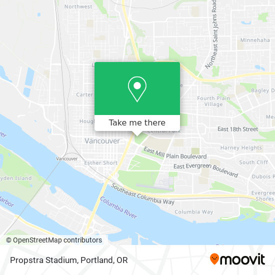 Mapa de Propstra Stadium