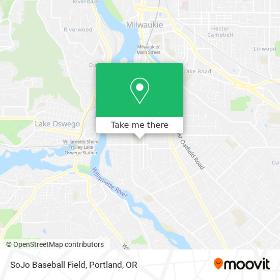 Mapa de SoJo Baseball Field