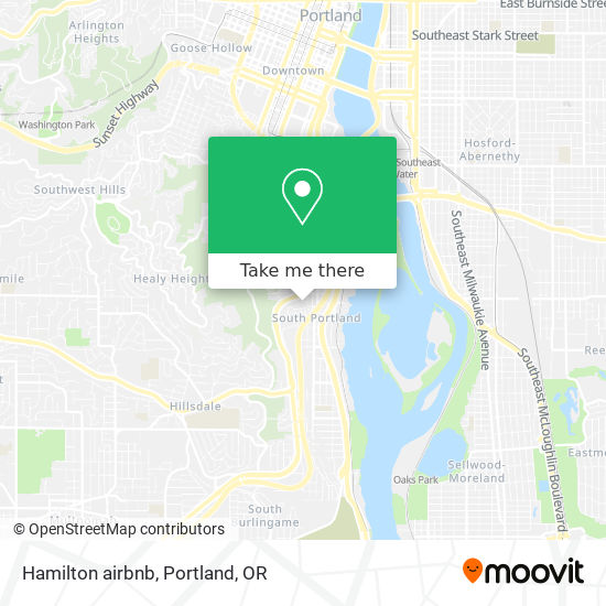 Hamilton airbnb map