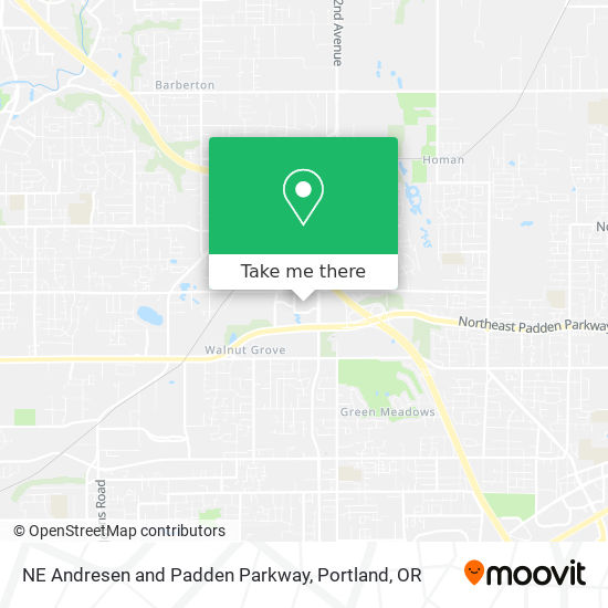 Mapa de NE Andresen and Padden Parkway
