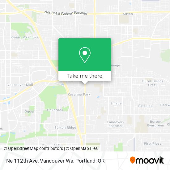 Mapa de Ne 112th Ave, Vancouver Wa