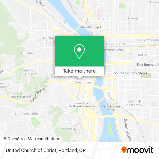 United Church of Christ map