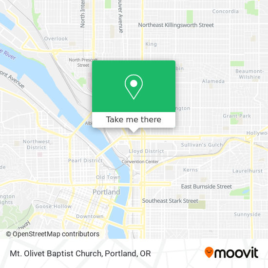 Mapa de Mt. Olivet Baptist Church