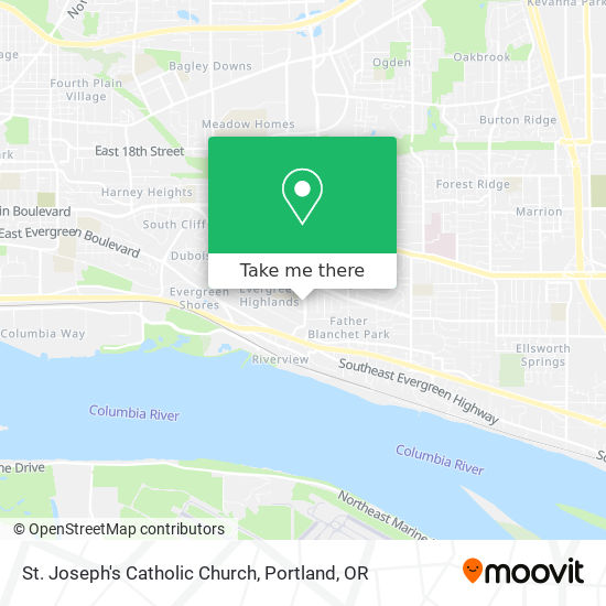 Mapa de St. Joseph's Catholic Church