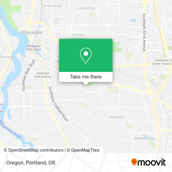 Oregon map