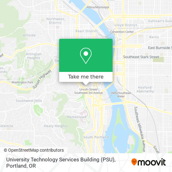 University Technology Services Building (PSU) map