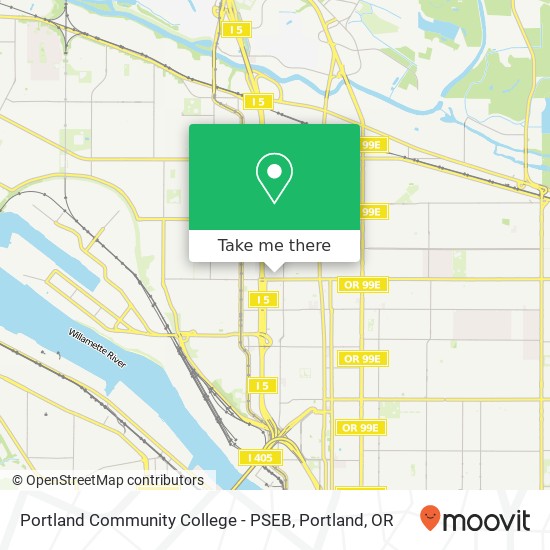 Portland Community College - PSEB map