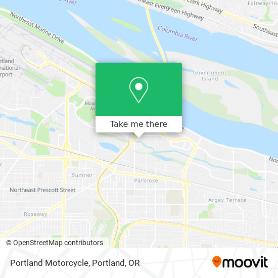 Portland Motorcycle map