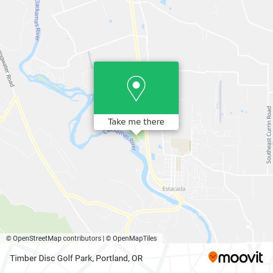 Timber Disc Golf Park map