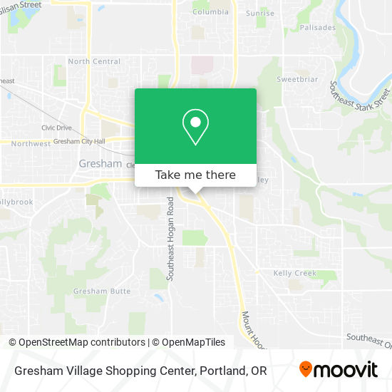 Gresham Village Shopping Center map