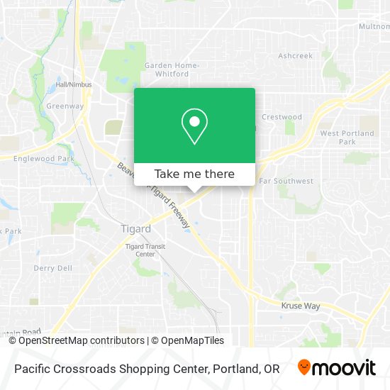 Pacific Crossroads Shopping Center map