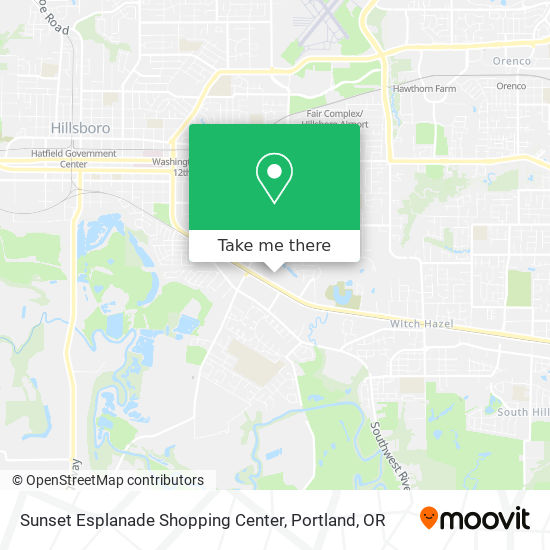Sunset Esplanade Shopping Center map