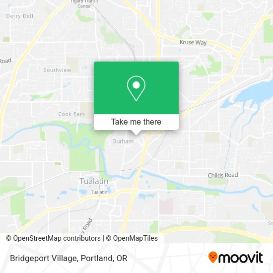 Bridgeport Village map