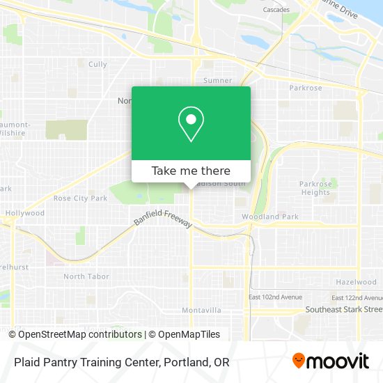 Plaid Pantry Training Center map