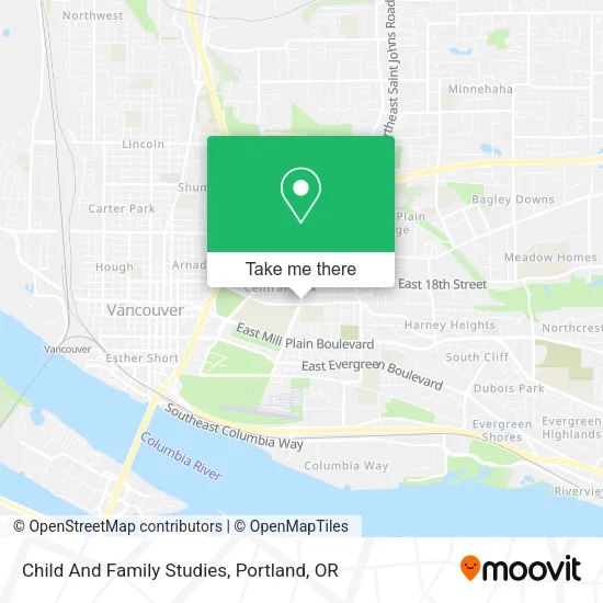 Mapa de Child And Family Studies