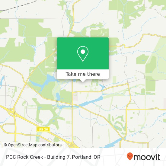 PCC Rock Creek -  Building 7 map