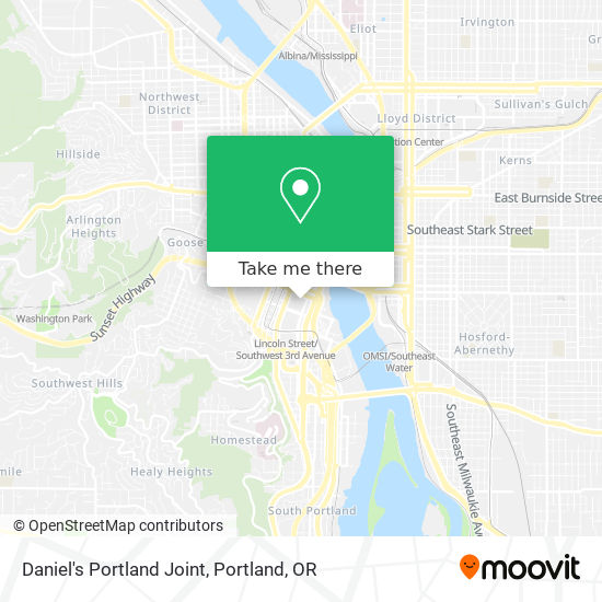 Daniel's Portland Joint map