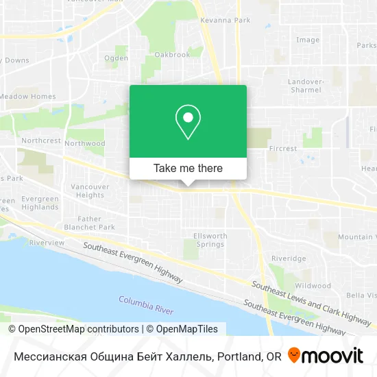 Mapa de Мессианская Община  Бейт Халлель
