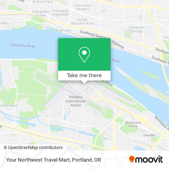 Your Northwest Travel Mart map