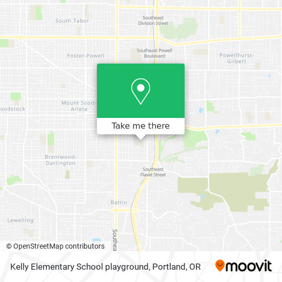 Kelly Elementary School playground map