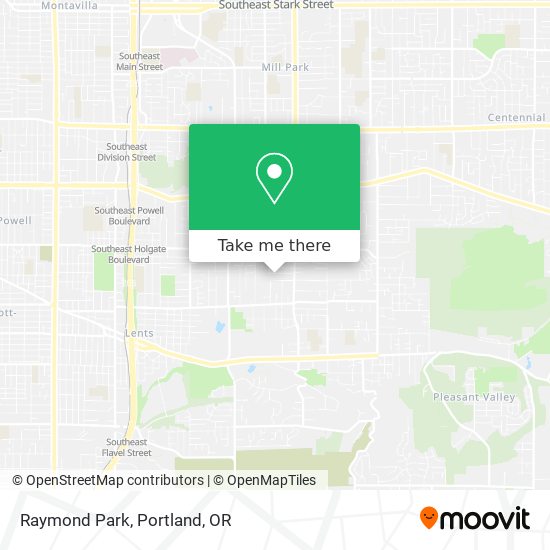 Mapa de Raymond Park