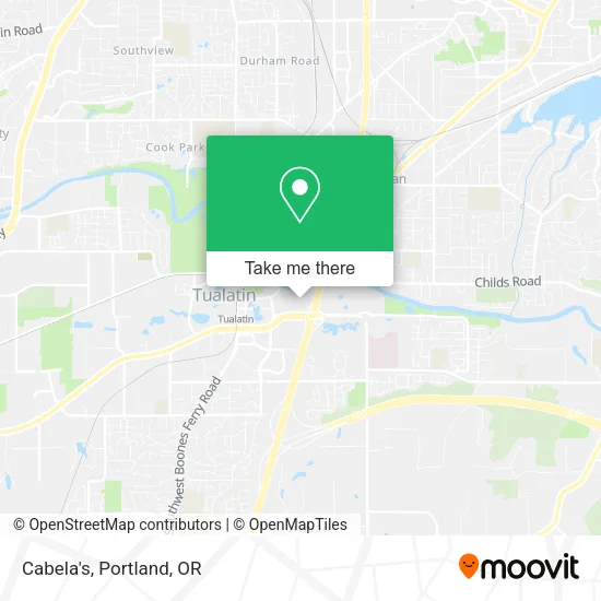 Cabela's map