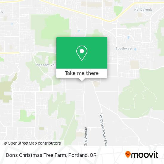 Mapa de Don's Christmas Tree Farm
