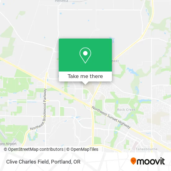 Clive Charles Field map