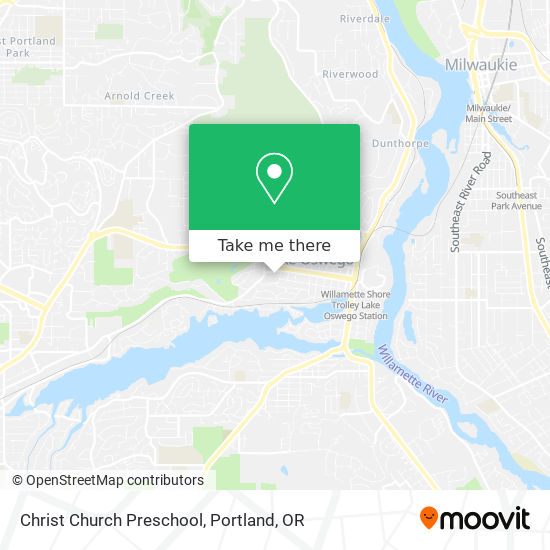 Mapa de Christ Church Preschool