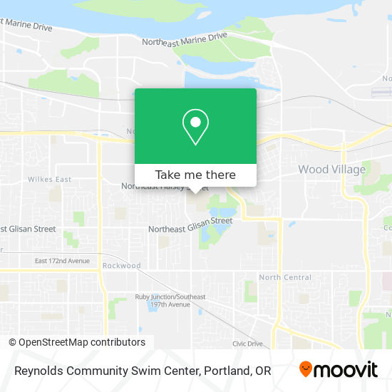 Reynolds Community Swim Center map