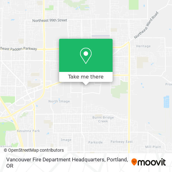 Vancouver Fire Department Headquarters map