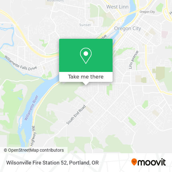 Mapa de Wilsonville Fire Station 52