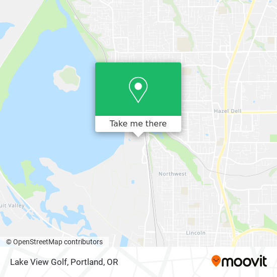 Lake View Golf map