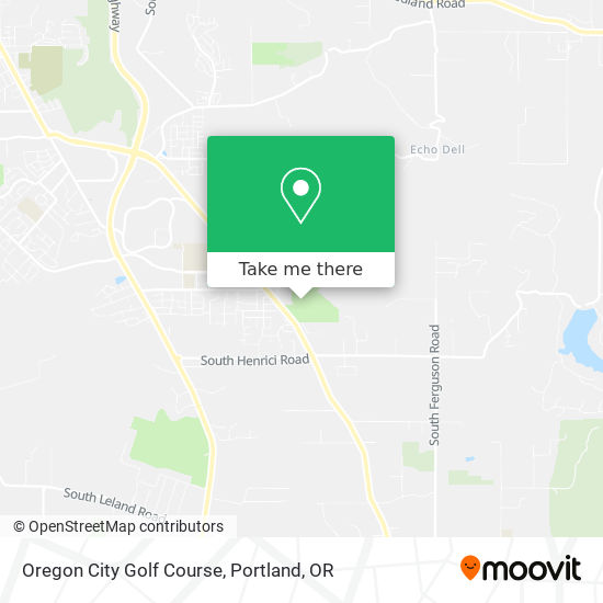 Mapa de Oregon City Golf Course
