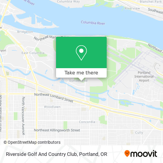 Riverside Golf And Country Club map