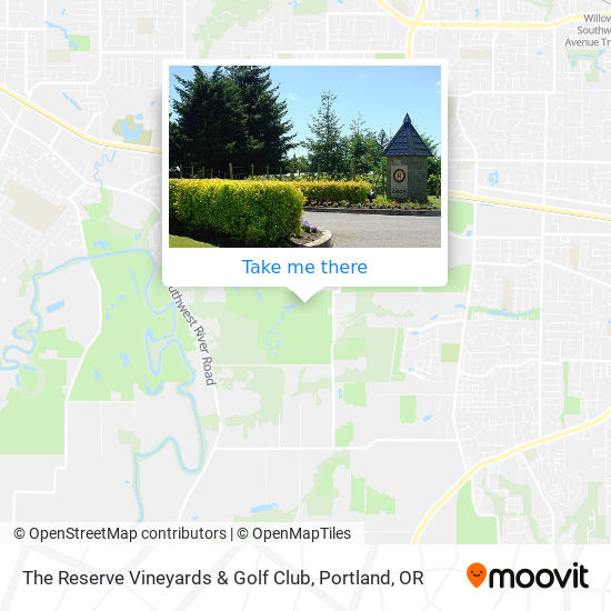 The Reserve Vineyards & Golf Club map
