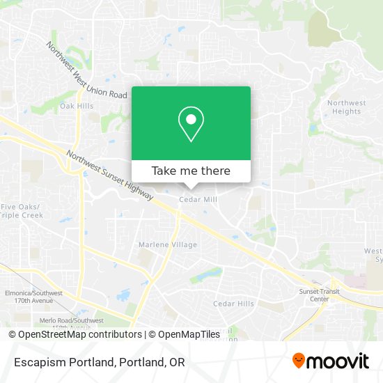 Mapa de Escapism Portland
