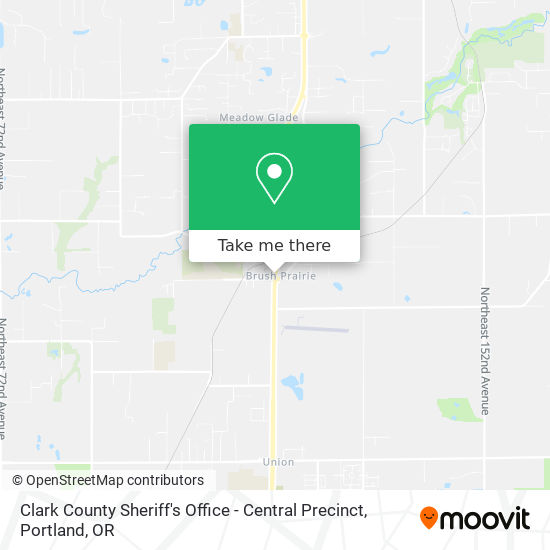 Mapa de Clark County Sheriff's Office - Central Precinct