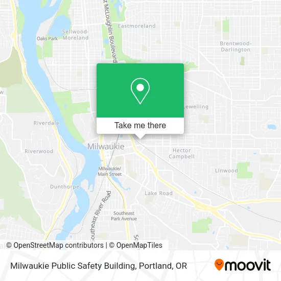 Mapa de Milwaukie Public Safety Building