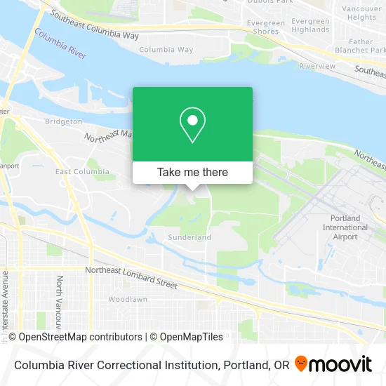 Columbia River Correctional Institution map