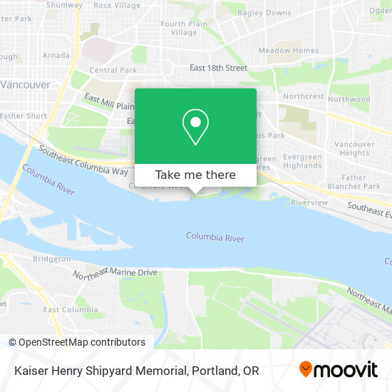 Kaiser Henry Shipyard Memorial map
