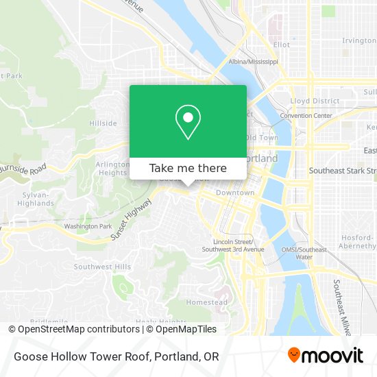 Mapa de Goose Hollow Tower Roof