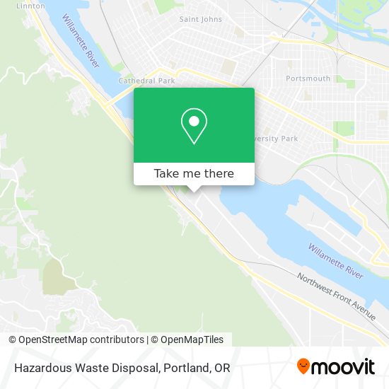 Hazardous Waste Disposal map