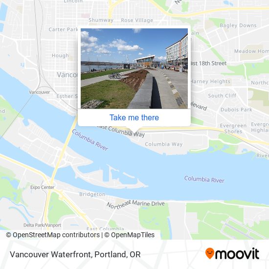Vancouver Waterfront map