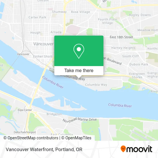 Vancouver Waterfront map