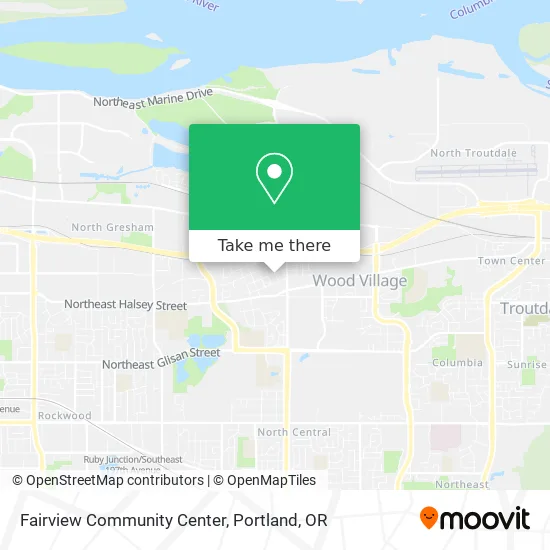Fairview Community Center map