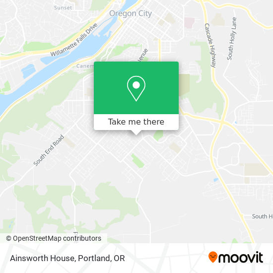 Ainsworth House map
