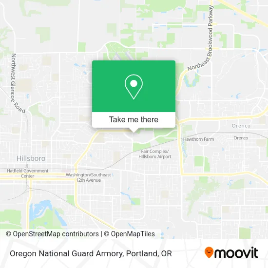 Oregon National Guard Armory map
