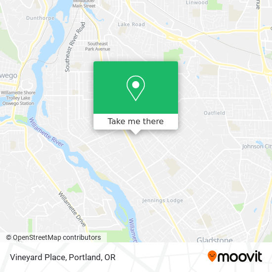 Vineyard Place map