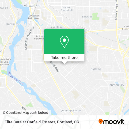 Mapa de Elite Care at Oatfield Estates